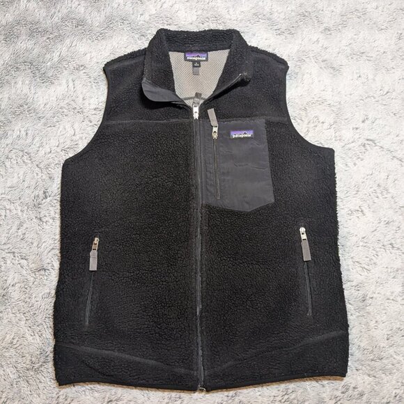 Patagonia Black Retro X Vest Fleece Women's Large - Picture 3 of 7